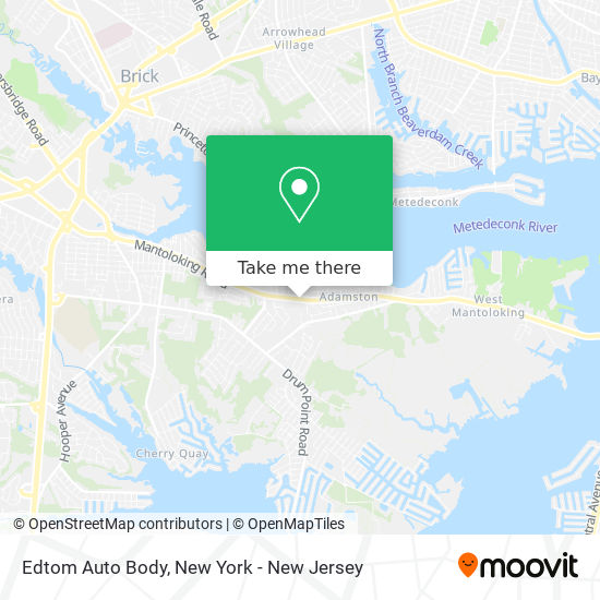 Edtom Auto Body map