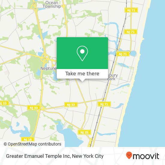 Mapa de Greater Emanuel Temple Inc