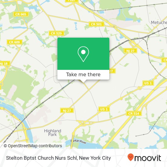 Stelton Bptst Church Nurs Schl map