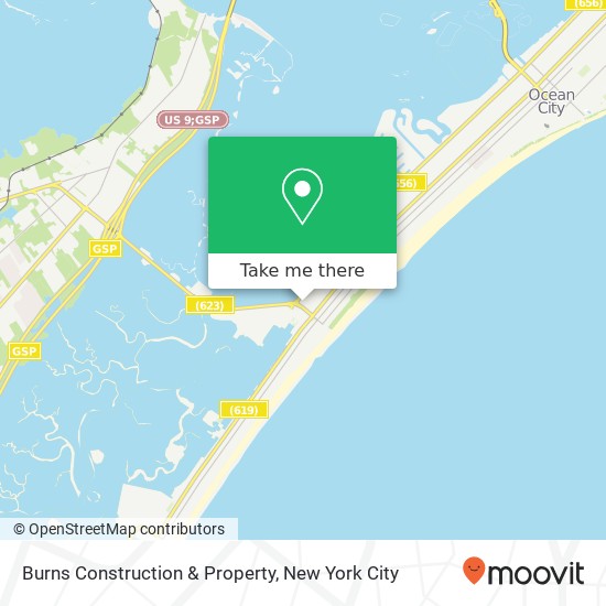Burns Construction & Property map