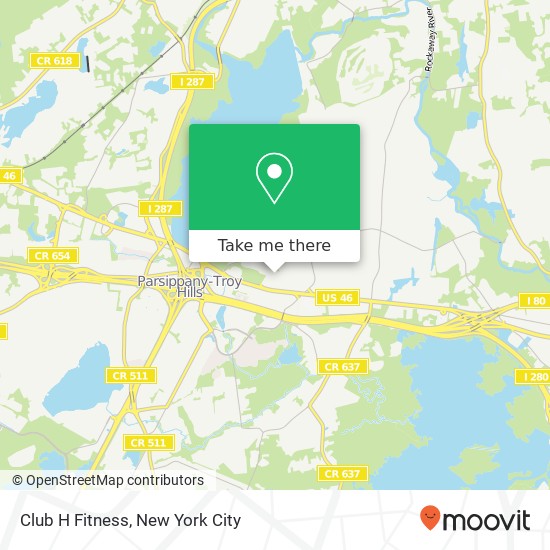 Club H Fitness map