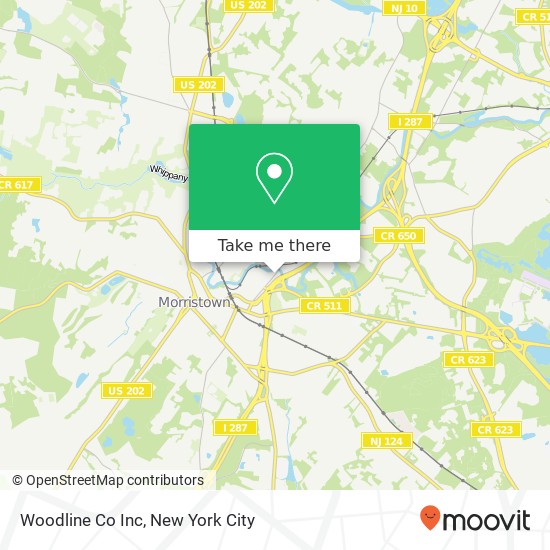 Woodline Co Inc map