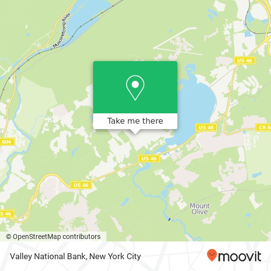 Valley National Bank map