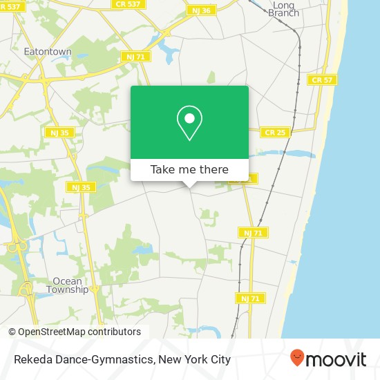 Mapa de Rekeda Dance-Gymnastics