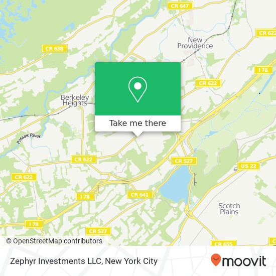 Mapa de Zephyr Investments LLC