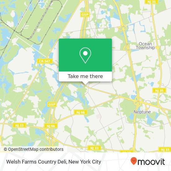 Welsh Farms Country Deli map