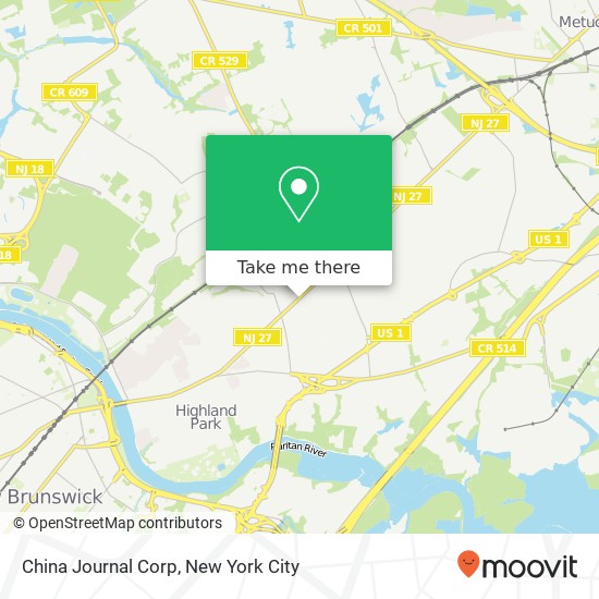 China Journal Corp map