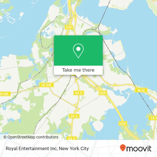 Royal Entertainment Inc map