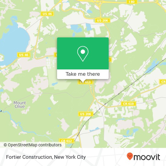 Fortier Construction map