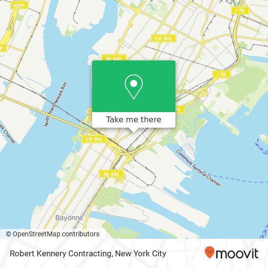 Mapa de Robert Kennery Contracting