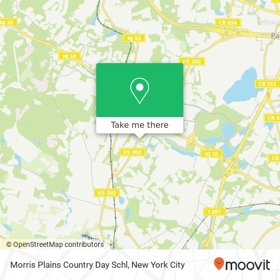 Morris Plains Country Day Schl map