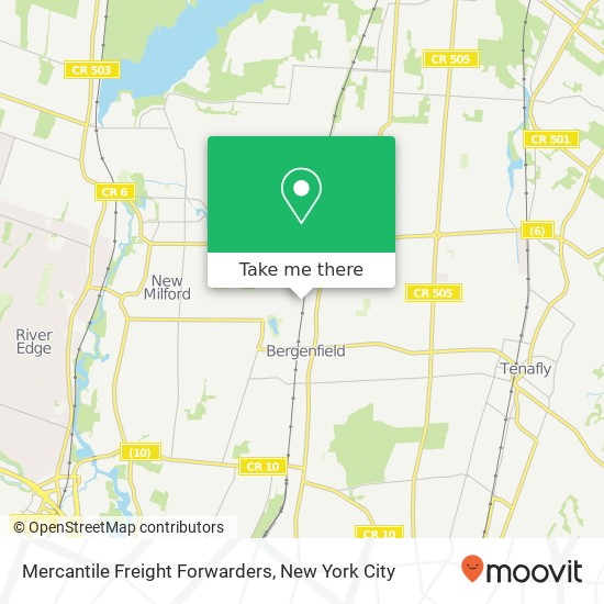 Mercantile Freight Forwarders map