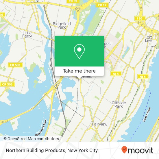 Northern Building Products map