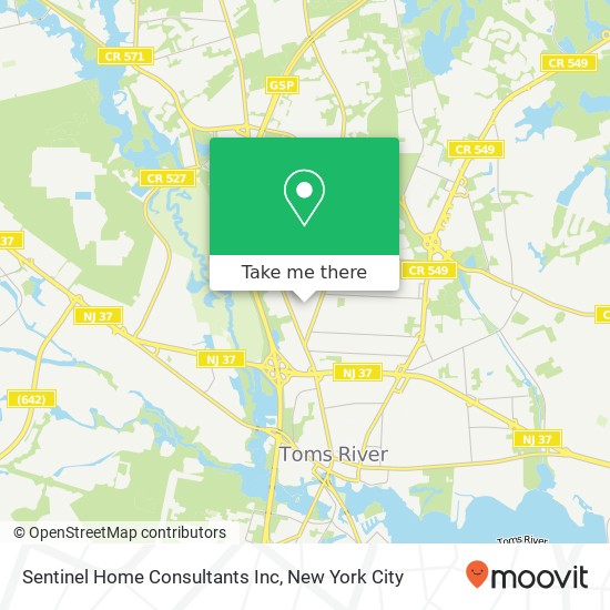 Mapa de Sentinel Home Consultants Inc