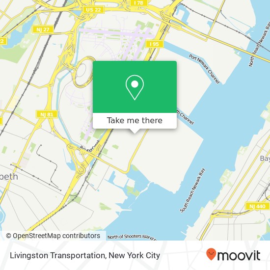 Livingston Transportation map