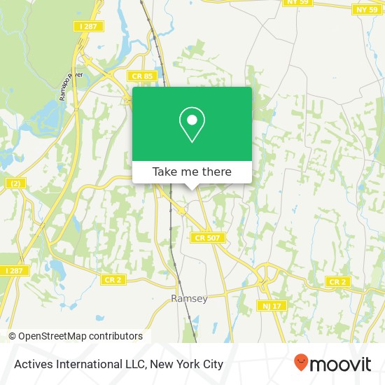 Actives International LLC map