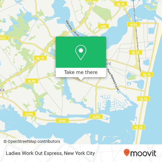 Ladies Work Out Express map