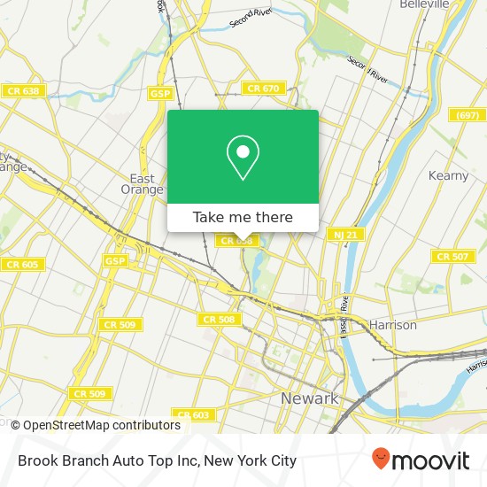 Mapa de Brook Branch Auto Top Inc