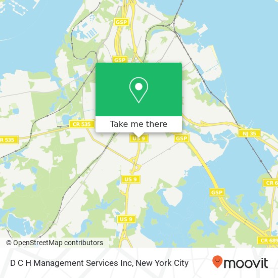 D C H Management Services Inc map