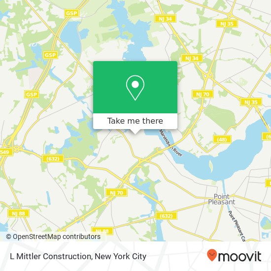 Mapa de L Mittler Construction