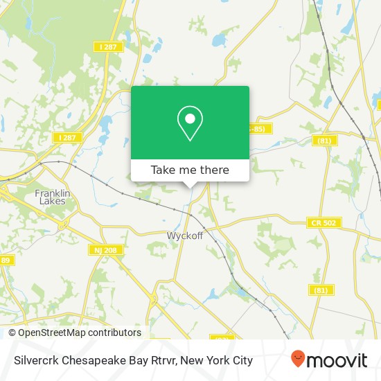 Mapa de Silvercrk Chesapeake Bay Rtrvr