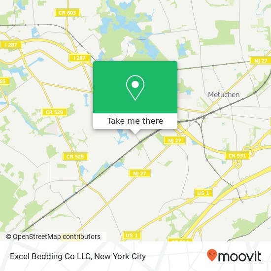 Excel Bedding Co LLC map