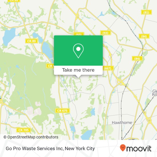 Mapa de Go Pro Waste Services Inc