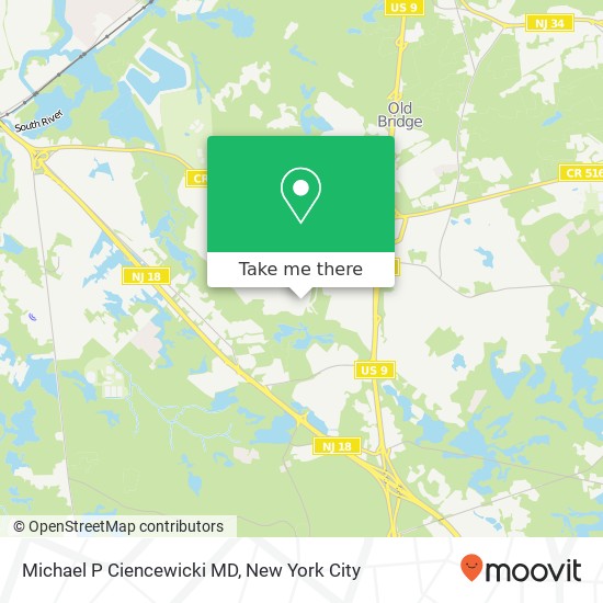 Michael P Ciencewicki MD map