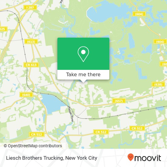 Liesch Brothers Trucking map