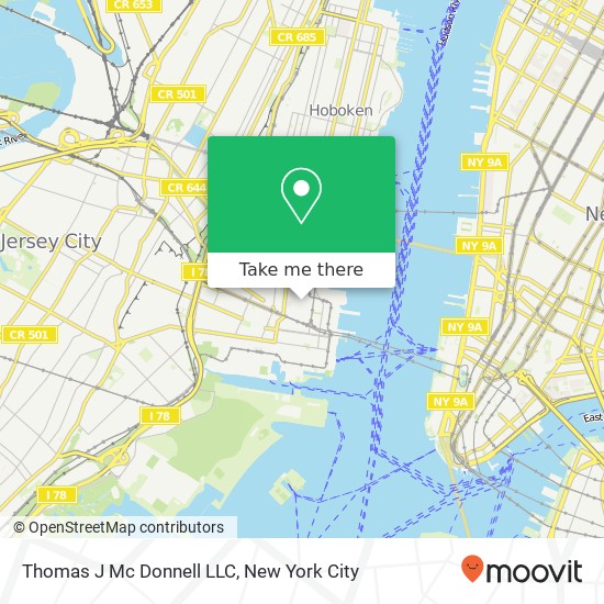 Thomas J Mc Donnell LLC map