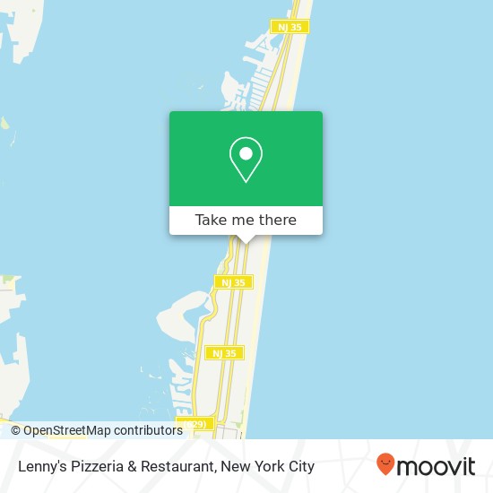 Mapa de Lenny's Pizzeria & Restaurant