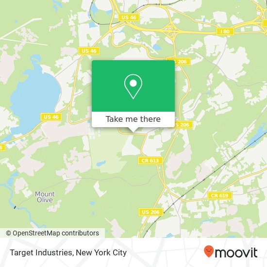 Target Industries map