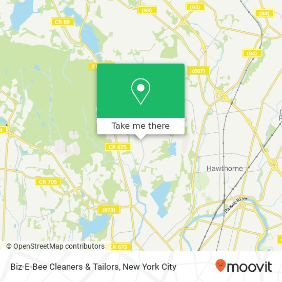 Biz-E-Bee Cleaners & Tailors map