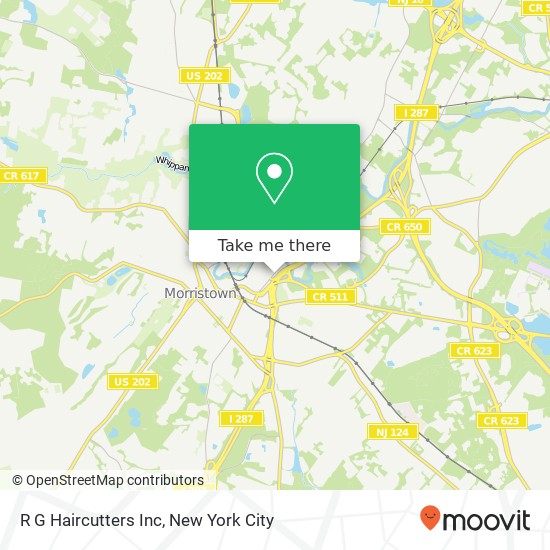 R G Haircutters Inc map