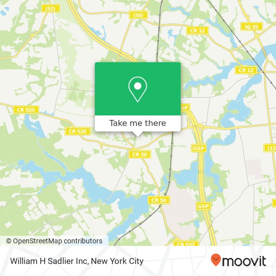 William H Sadlier Inc map