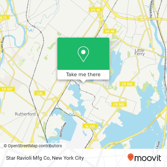 Star Ravioli Mfg Co map
