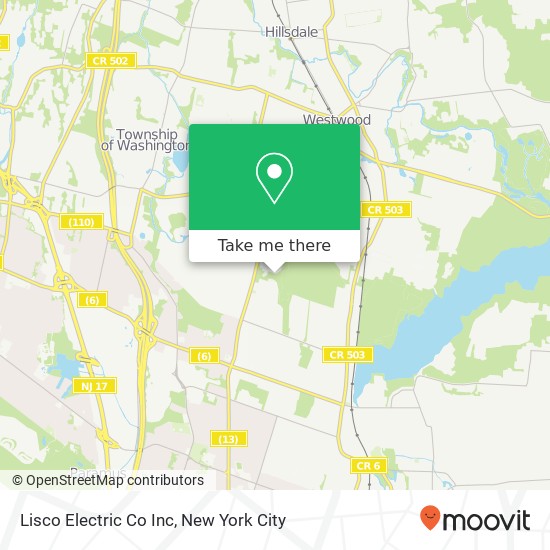 Mapa de Lisco Electric Co Inc