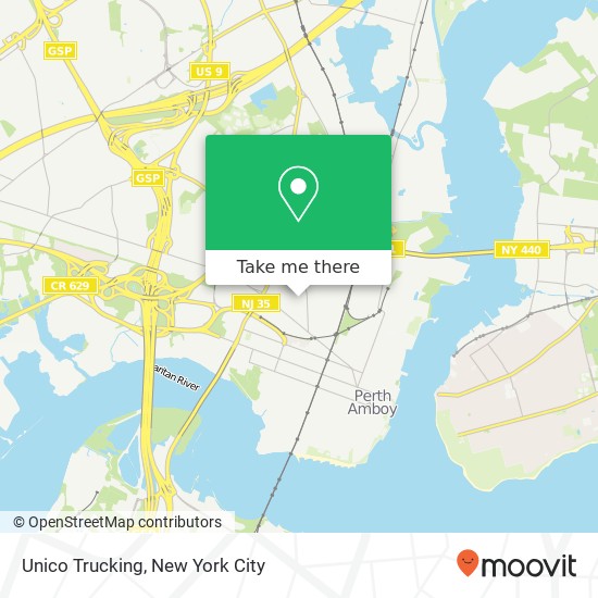 Unico Trucking map