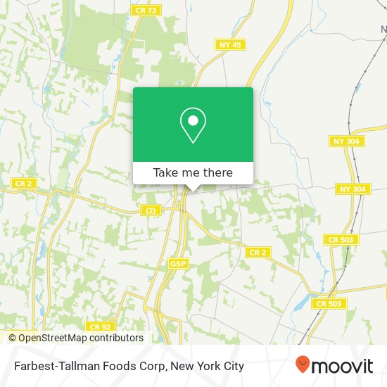 Mapa de Farbest-Tallman Foods Corp