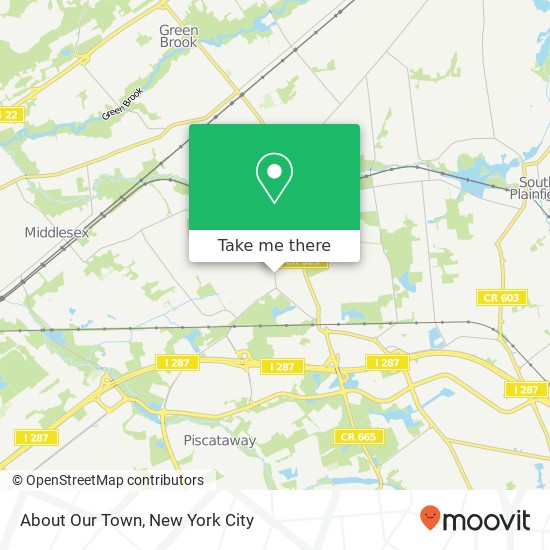 Mapa de About Our Town