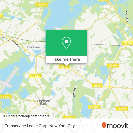 Transervice Lease Corp map