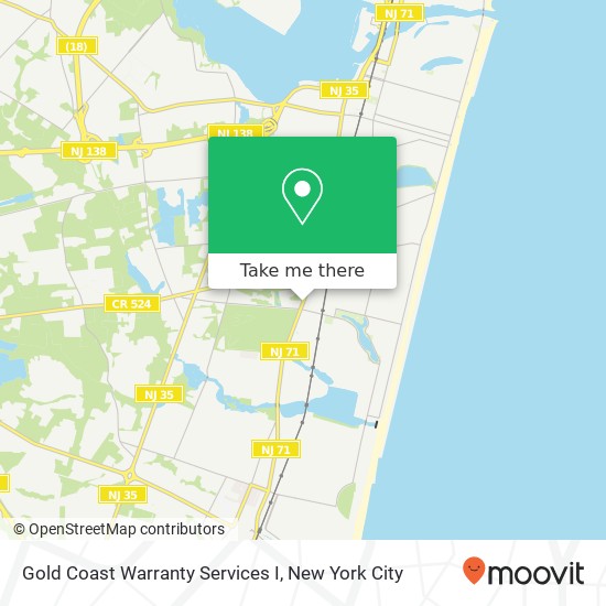 Gold Coast Warranty Services I map