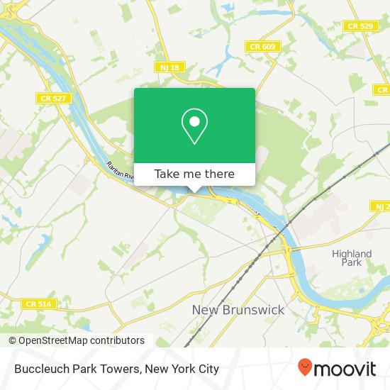 Mapa de Buccleuch Park Towers