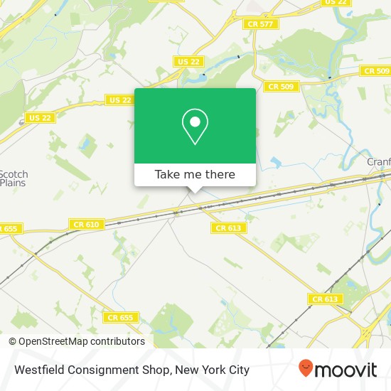 Westfield Consignment Shop map