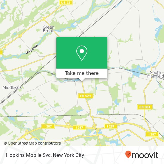 Hopkins Mobile Svc map