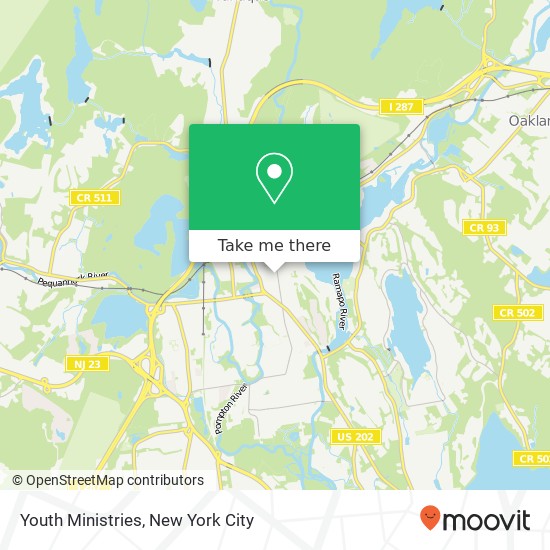 Mapa de Youth Ministries