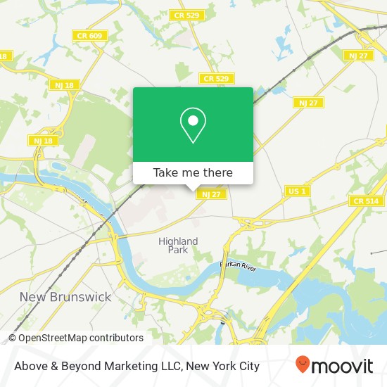 Above & Beyond Marketing LLC map