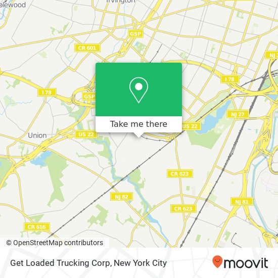 Mapa de Get Loaded Trucking Corp