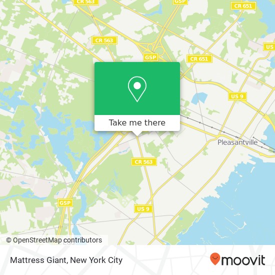 Mattress Giant map