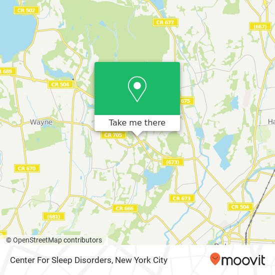 Center For Sleep Disorders map